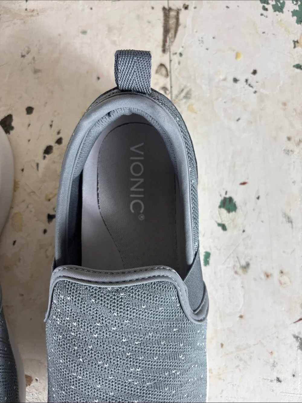 Vionic Slip-On Casual Sneakers in Gray
